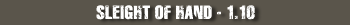 Sleight of Hand - 1.10
