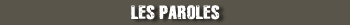 Les paroles de la chanson